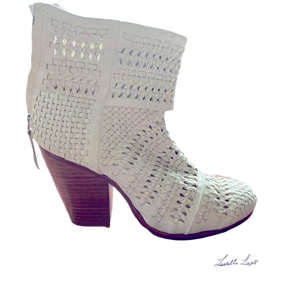 Rag & Bone woven leather boot